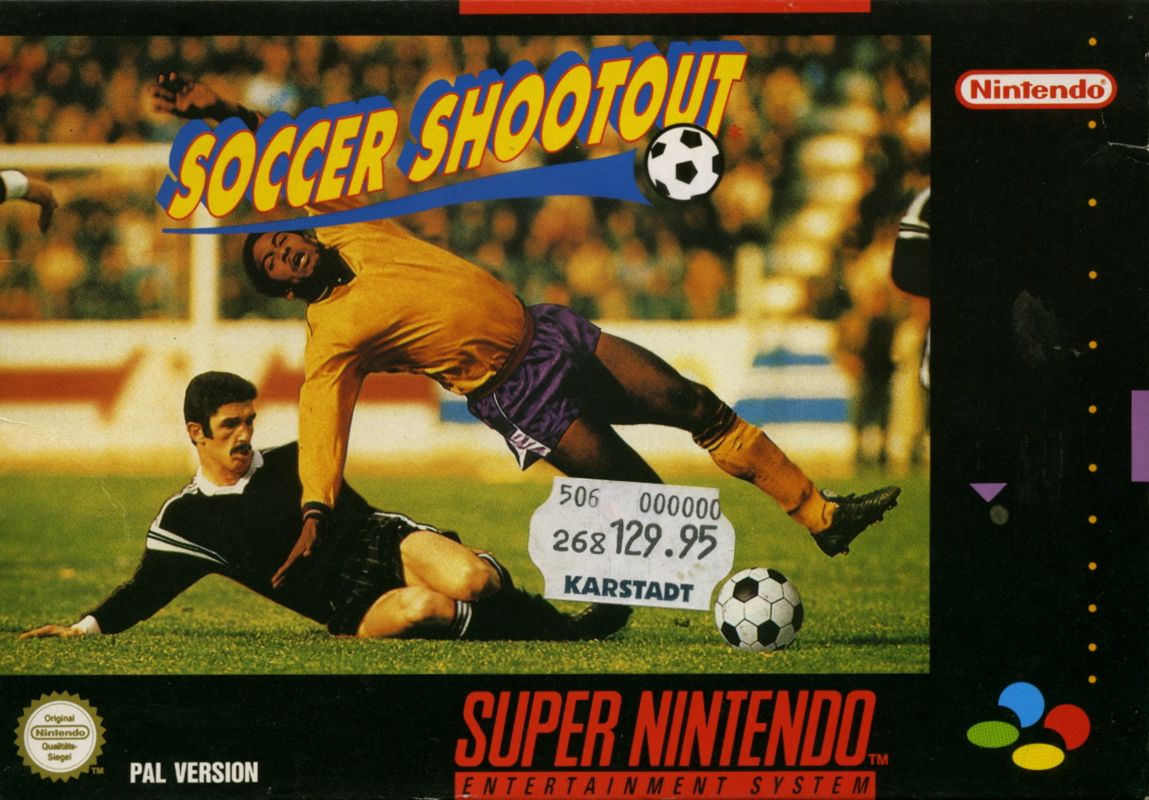 Soccer Shootout box art for Super Nintendo